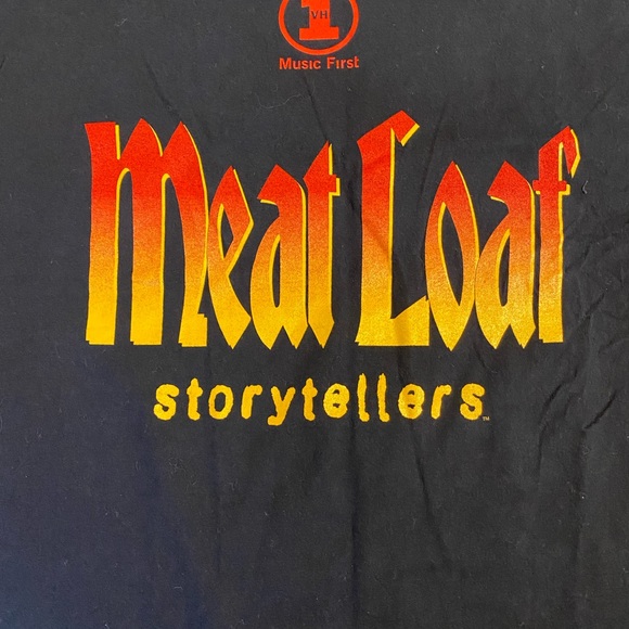 Vintage Meat Loaf VH1 Storytellers Double Sided XL Winterland Black T-Sh… - Picture 10 of 10